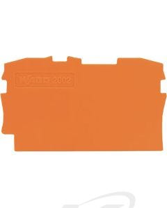 Wago 2002-1292 Topjob S Orange 0.8mm End/Intermediate Plate [60245955]