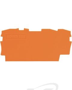 Wago 2002-1392 Topjob S Orange 0.8mm End/Intermediate Plate [60245952]