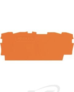 Wago 2002-1492 Topjob S Orange 0.8mm End/Intermediate Plate [60245950]