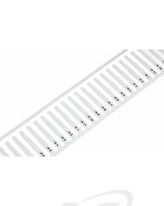 WAGO 211-811 White Polyester 12mm Marker Card for Slide-In Wire Sleeves [2110811]