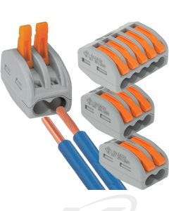 WAGO 222 Compact Splicing Connectors with Levers 