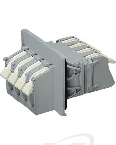 WAGO 828-334 Four-Pole Feedthrough Terminal Block [51234088]