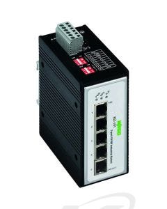 WAGO 852-101 Five-Port 10/100 Mbps Industrial Unmanaged Ethernet Switch [8520101]