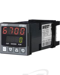 West P6701Z2110000 1/16 DIN Limit Controller with 2 Relays