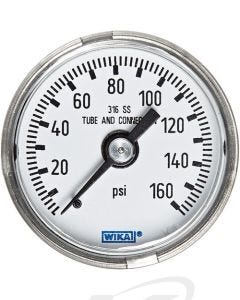 WIKA 52862376 131.11 General Service Gauge 1.5" Dial: 0-30 PSI