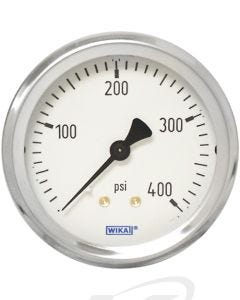 WIKA 9692139 213.53 Glycerine-Filled Industrial Gauge 2.5" Dial: 30-In HgVac-0