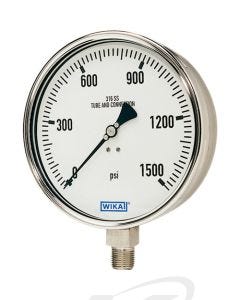 WIKA 9481656 232.50 Industrial Gauge 2.5" Dial: Range: 10 Bar