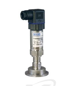 WIKA 8997395 Type S-10-3A Sanitary Pressure Transmitter: Range -30" Hg-30 PSI