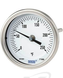 WIKA 52877123 TG53 Bimetal Thermometer: 3" Dial