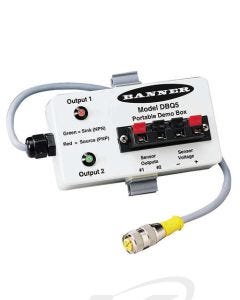 Banner DBQ5 Portable Demo Box Powers DC Self-Contained Sensor [39535]