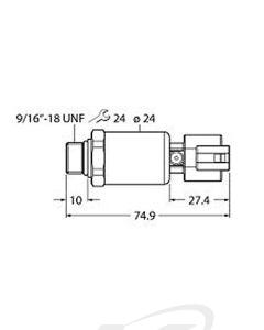 TURCK PT6000PSIG-2121-U6-DT043P Pressure Transmitter