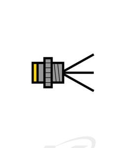 TURCK RSFV 26-0.3M/NPT Front-Mount Actuator and Sensor Receptacle [777003823]