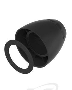 Banner SA-M30E12 Streamlined Black Acetal Stand-Off Pipe Adapter/Cover [77387]