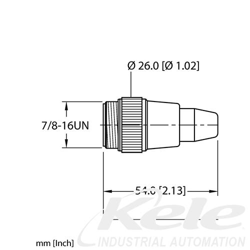 TURCK RSM 30-5M Minifast Cordset